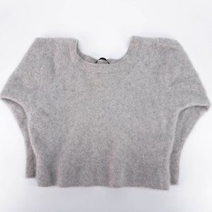 VICTORIA'S SECRET Women's Gray Wool Sweater